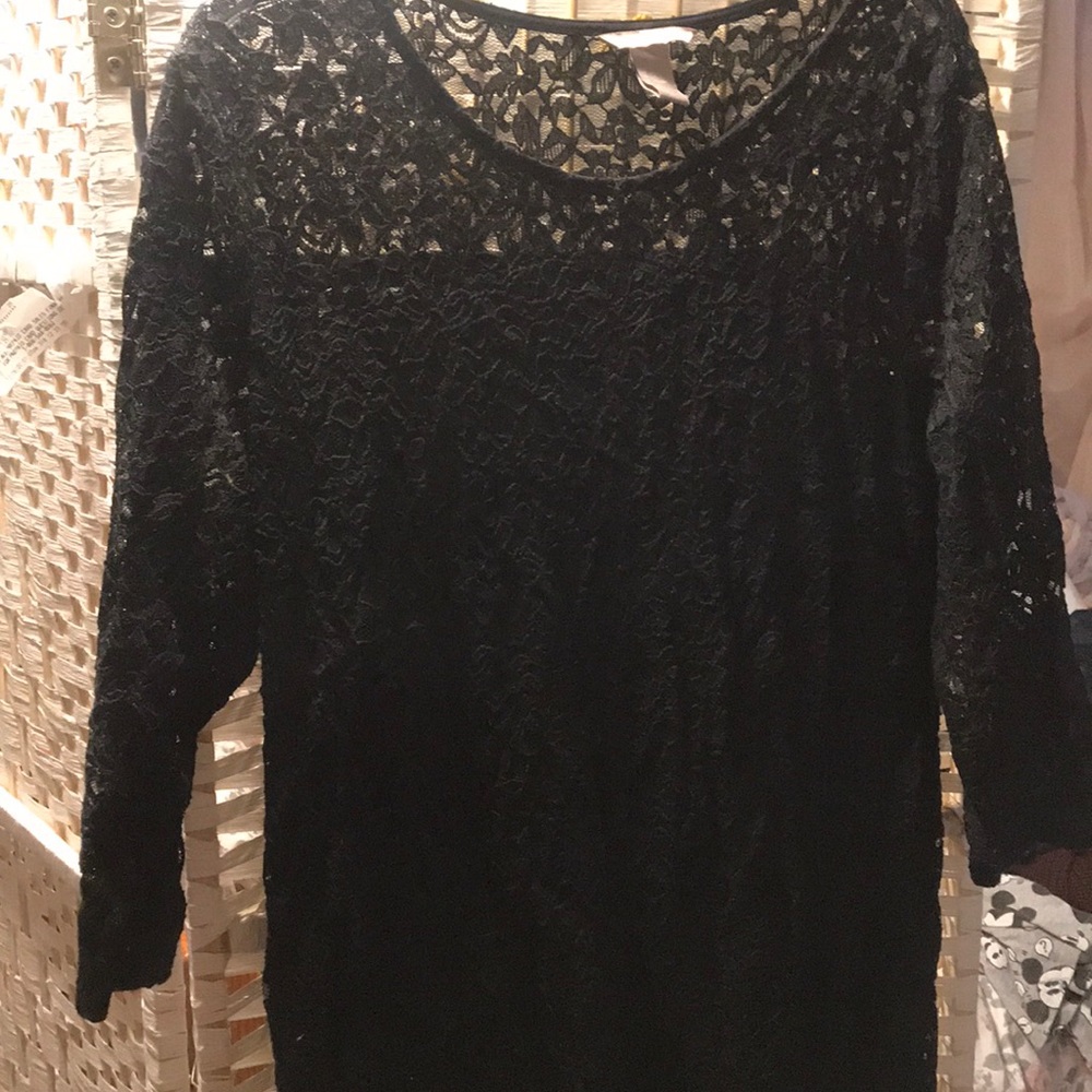 H&M Long sleeve lace dress